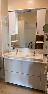 Мебель для ванной и туалета по индивидуальному проекту